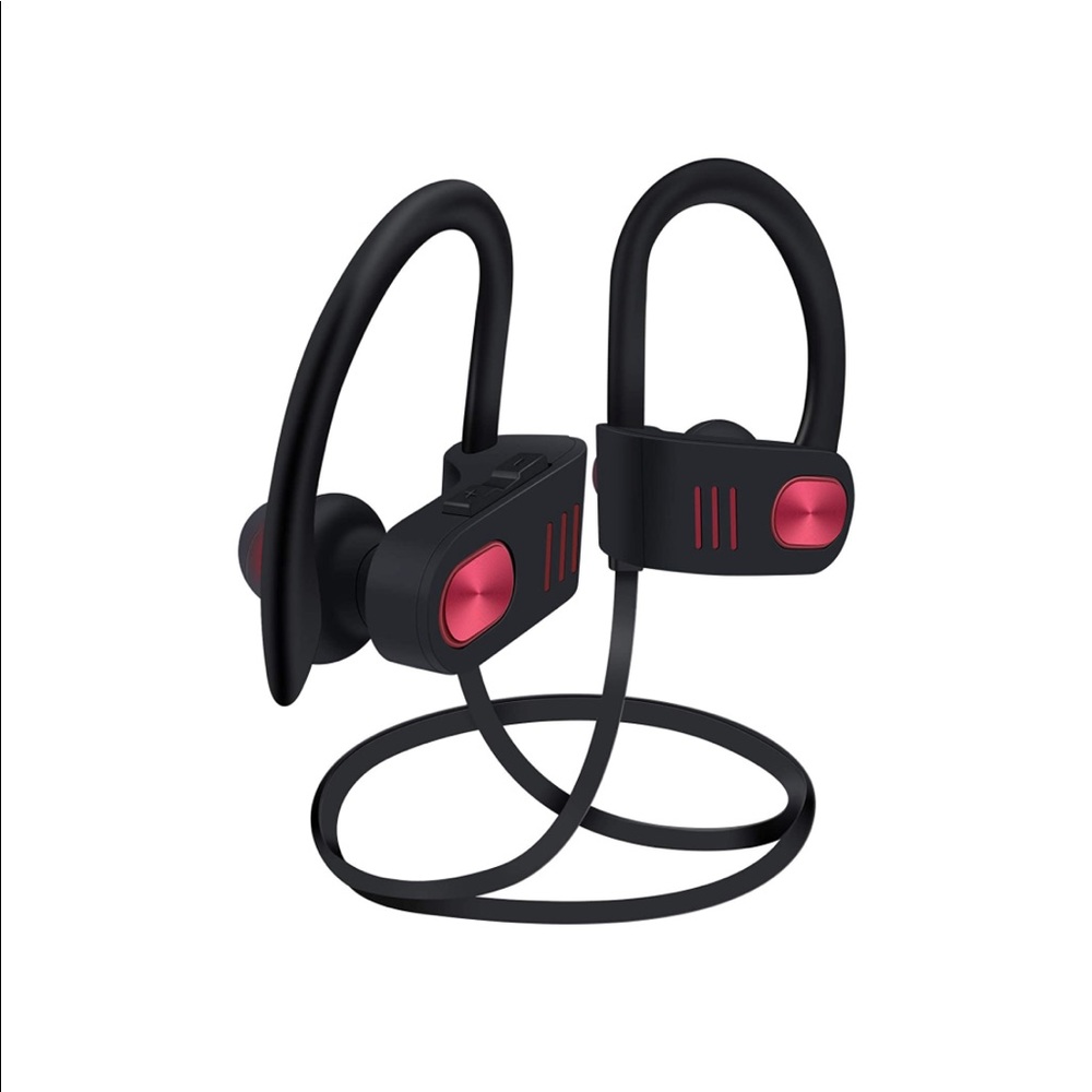 HOOTEK V5.0 IPX7 Bluetooth Earphones Waterproof Wireless Sports Bass HD Stereo